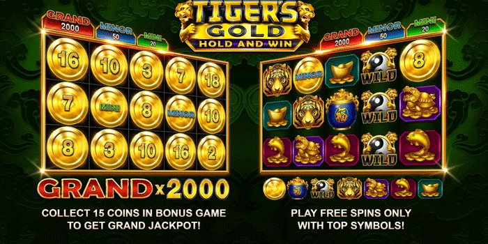 Sensasi Max Slot Tiger's Gold Hold and Win Dengan Fitur Mega Win
